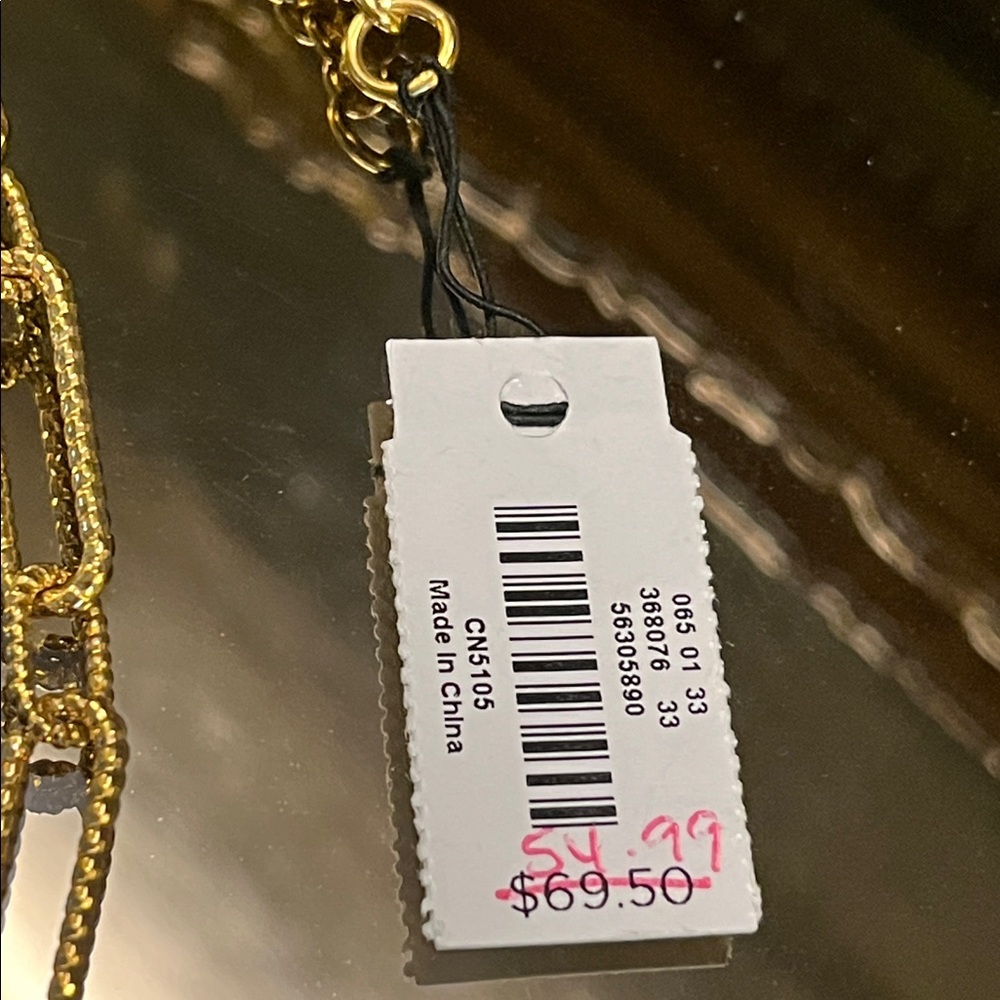 Talbots blonde tortoise pendant necklace - Picture 6 of 8